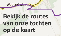 Onze routes op de kaart