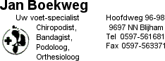 Sponsor: J Boekweg, Blijham